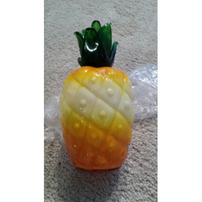 Murano-Style Blown Glass Pineapple   132724360684